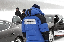 2010 Porsche Panamera ice driving experience. Image by Andy Morgan.