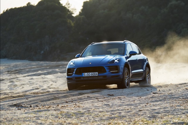 Updated Porsche Macan debuts in Paris. Image by Porsche.