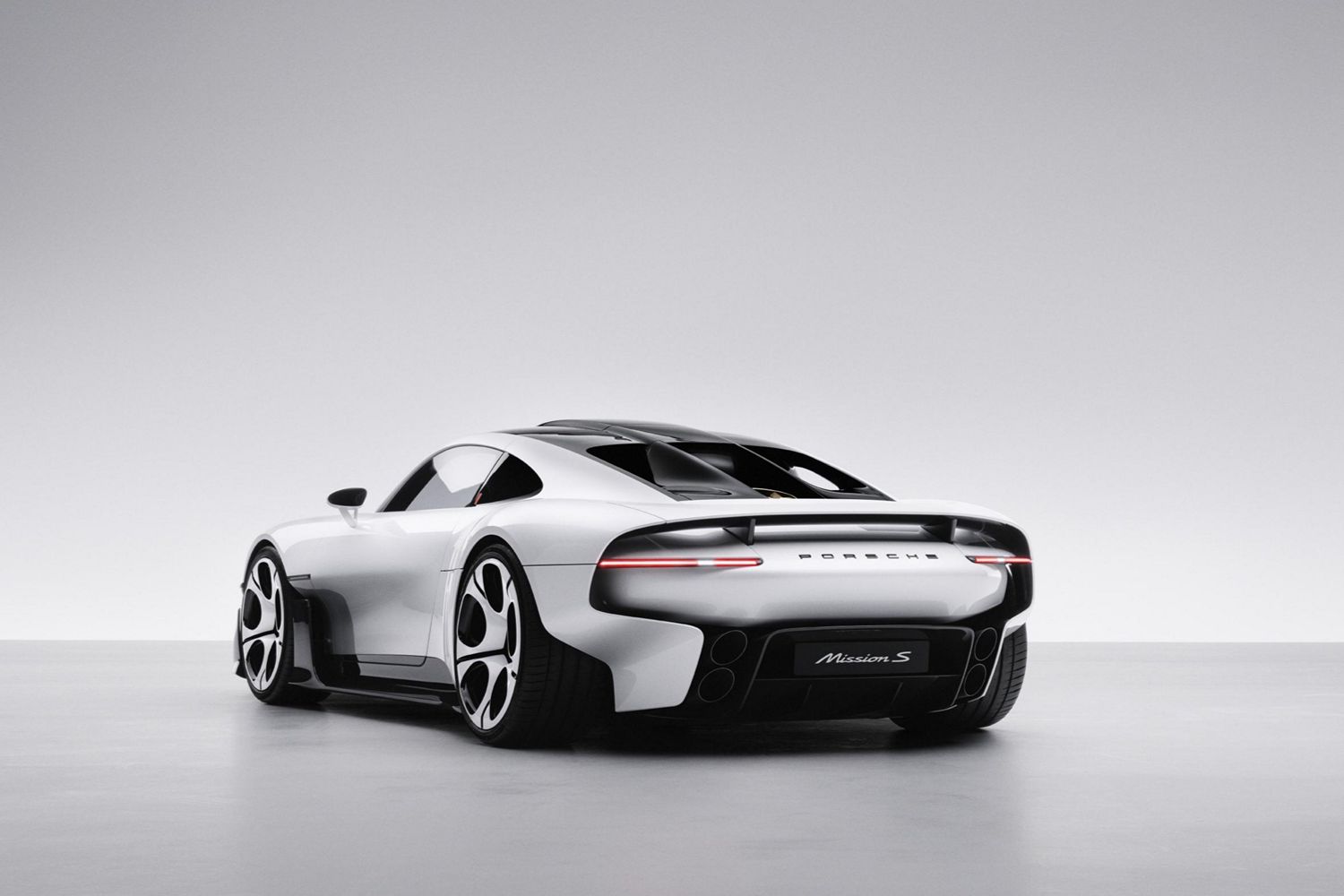 Wraps come off glorious Porsche Mission S. Image by Porsche.