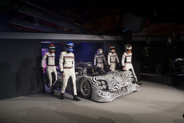 Porsche names LMP car and drivers. Image by Porsche.