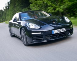 2013 Porsche Panamera S E-Hybrid. Image by Antony Fraser.