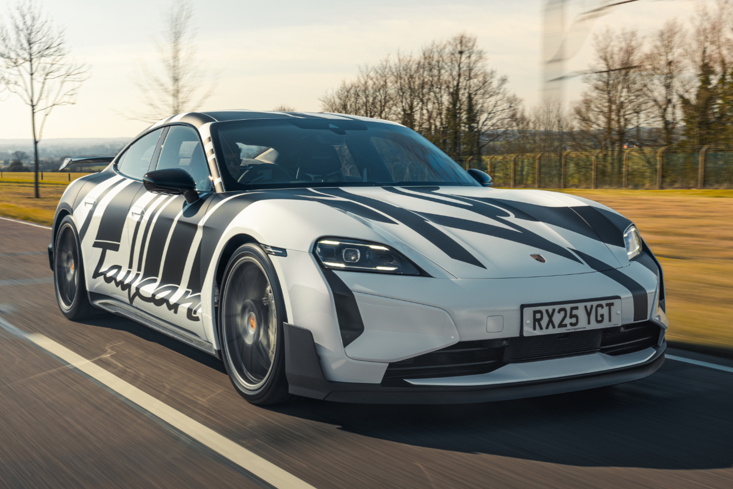 First drive: 2025 Porsche Taycan Turbo GT with Weissach Package. Image by Porsche.