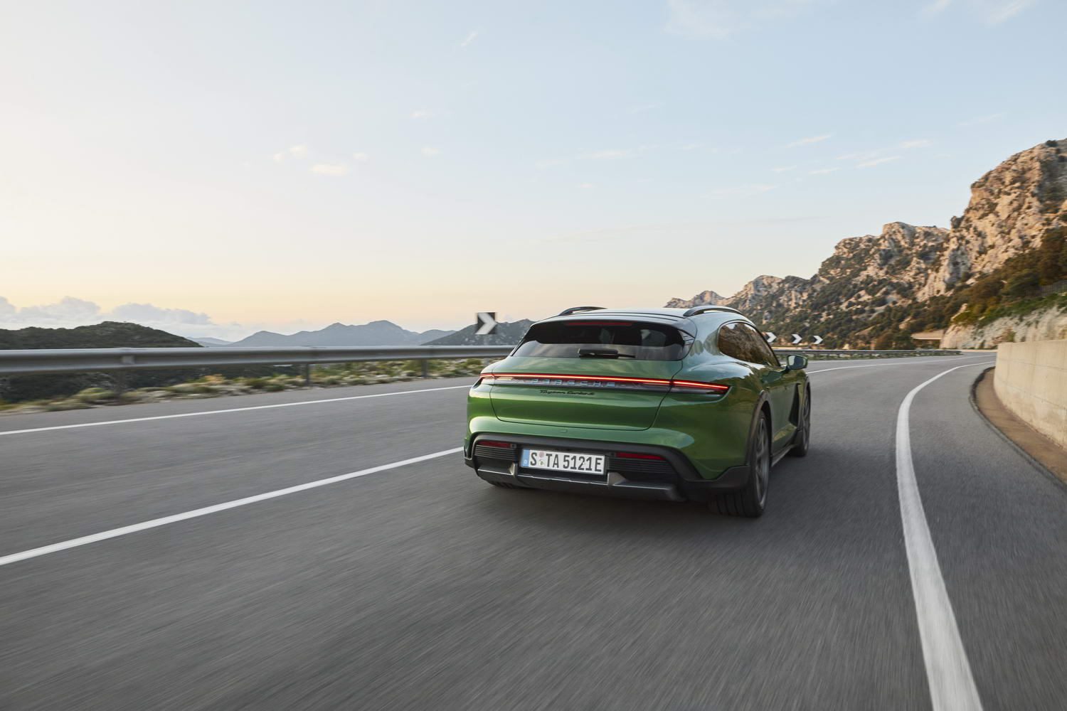 Porsche Taycan Cross Turismo EV estate debuts. Image by Porsche AG.