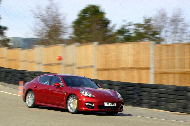 Porsche Panamera passenger preview. Image by Kyle Fortune.