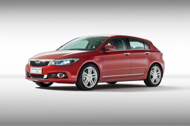 Qoros 3 hatch joins the range. Image by Qoros Auto.