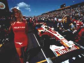 Ralf Schumacher readies himself for the start