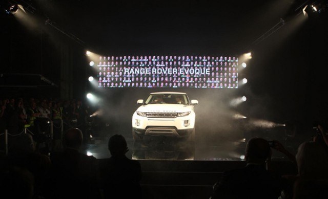Evoque production begins. Image by Land Rover.