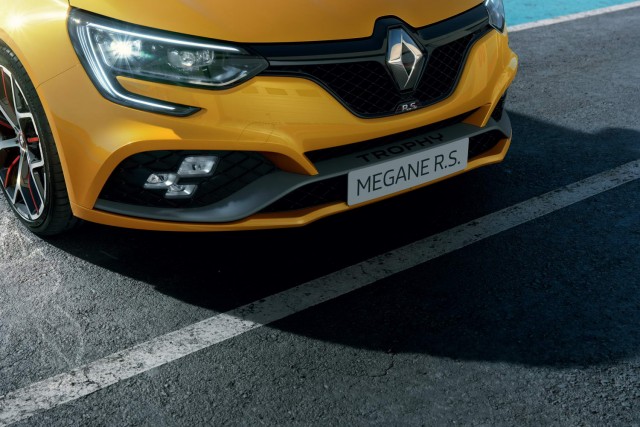 Megane RS range gets hot Trophy version. Image by Renault.