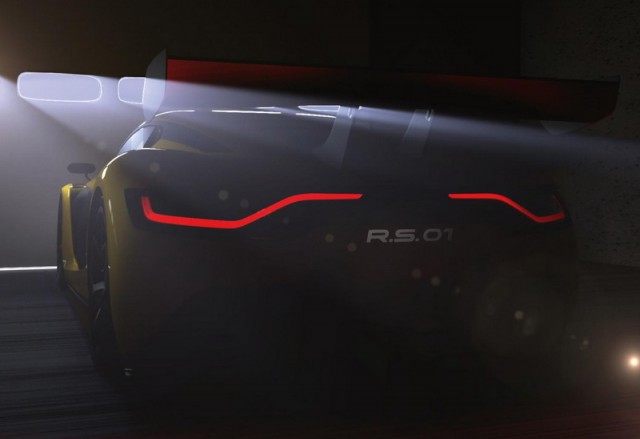 R.S. 01 the name for Renault racer. Image by Renault.