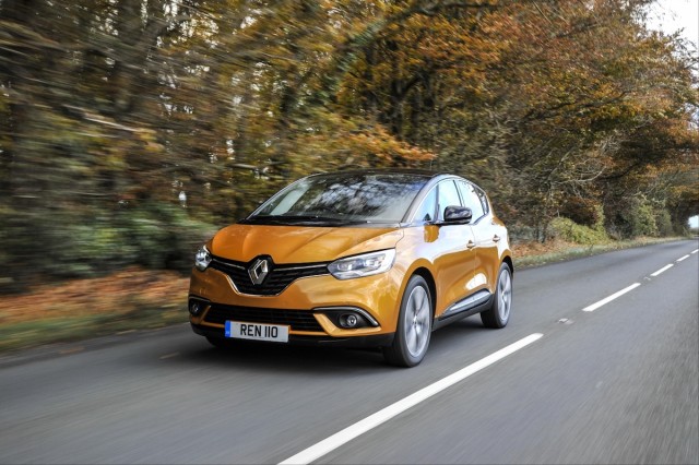 2017 Renault Scenic UK drive. Image by Renault.