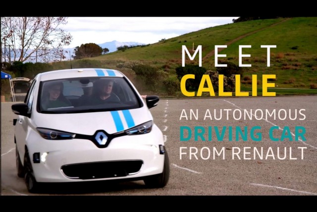 Renault develops advanced robot driving system. Image by Renault.