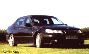 The Saab 9-5 Aero saloon