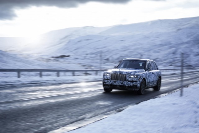 Rolls confirms Cullinan name for new SUV. Image by Rolls-Royce.