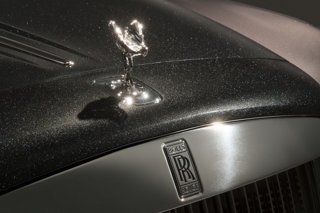 Rolls-Royce Bespoke paints Ghost in diamonds. Image by Rolls-Royce.