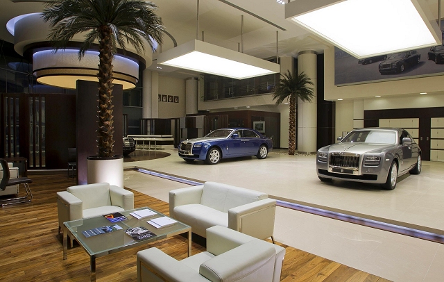 Largest ever Rolls-Royce showroom opens. Image by Rolls-Royce.