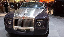 2004 Rolls Royce 100EX concept car. Image by www.salon-auto.ch. Click here for a larger image. 2004 Rolls Royce 100EX concept car. Image by www.salon-auto.ch.