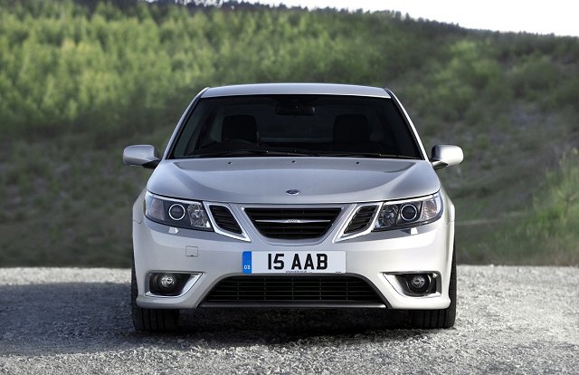 Updated Saab 9-3 receives concept car face. Image by Saab.