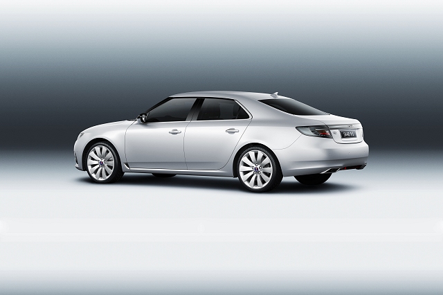 New Saab 9-5 here soon - prices announced. Image by Saab.