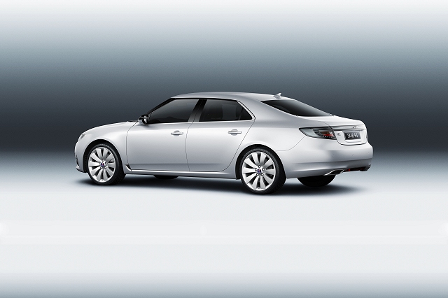 Saab 9-5 is official. Image by Saab.