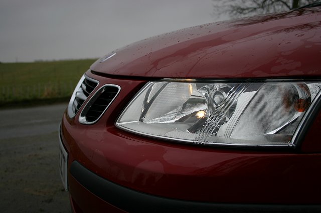 2005 Saab 9-3 saloon review. Image by Shane O' Donoghue.