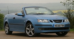 2007 Saab 9-3 Convertible. Image by Syd Wall.