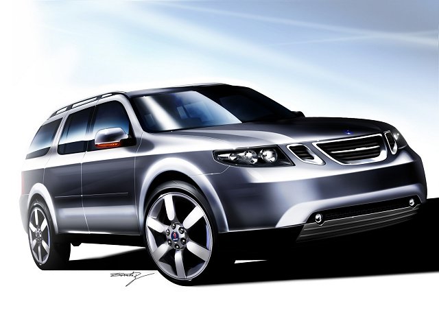 Saab joins the SUV market. Image by Saab.