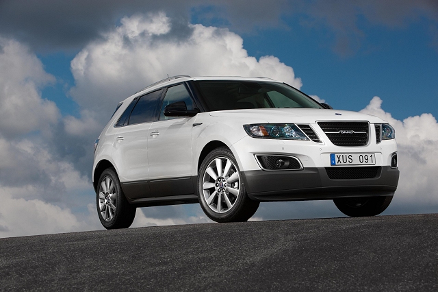 Saab 9-4X crossover revealed. Image by Saab.