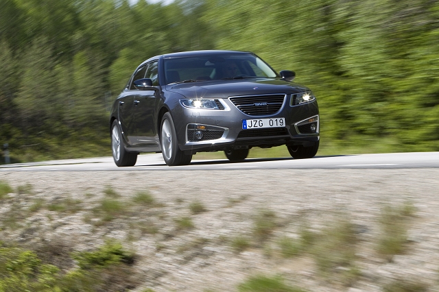 First Drive: Saab 9-5. Image by Charlie Magee.