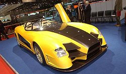 Sbarro at the 2004 Geneva Motor Show. Image by www.salon-auto.ch. Click here for a larger image. Sbarro at the 2004 Geneva Motor Show. Image by www.salon-auto.ch.