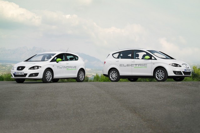 SEAT's new electric cars. Image by SEAT.