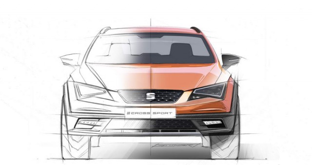 SEAT's first SUV will be the Leon Cross. Image by SEAT.