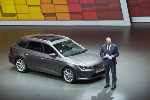 Frankfurt Motor Show: SEAT Leon ST estate. Image by SEAT.