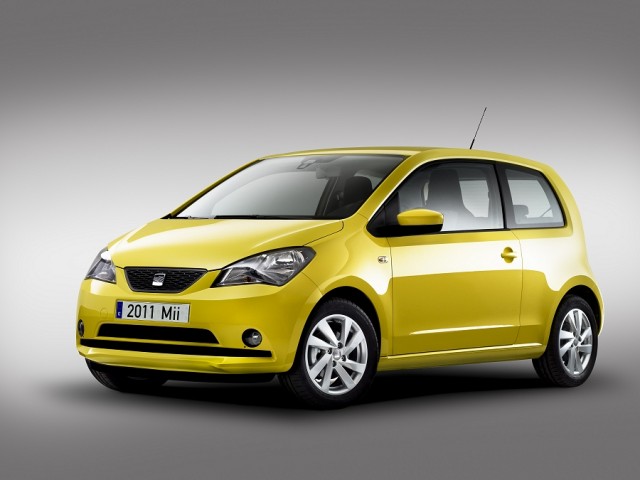 SEAT's new city car, the Mii. Image by SEAT.
