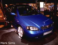 The Astra Coupe was shown for the first time to the British public on the stand. Click for the full story.