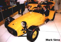 Even on press day, the Caterham Superlight R500 drew the crowds - a real road-legal race car. Click for full story.