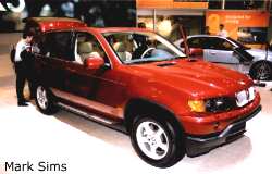 The show car's colour and specification did not flatter the X5 - it looks better out on the road.