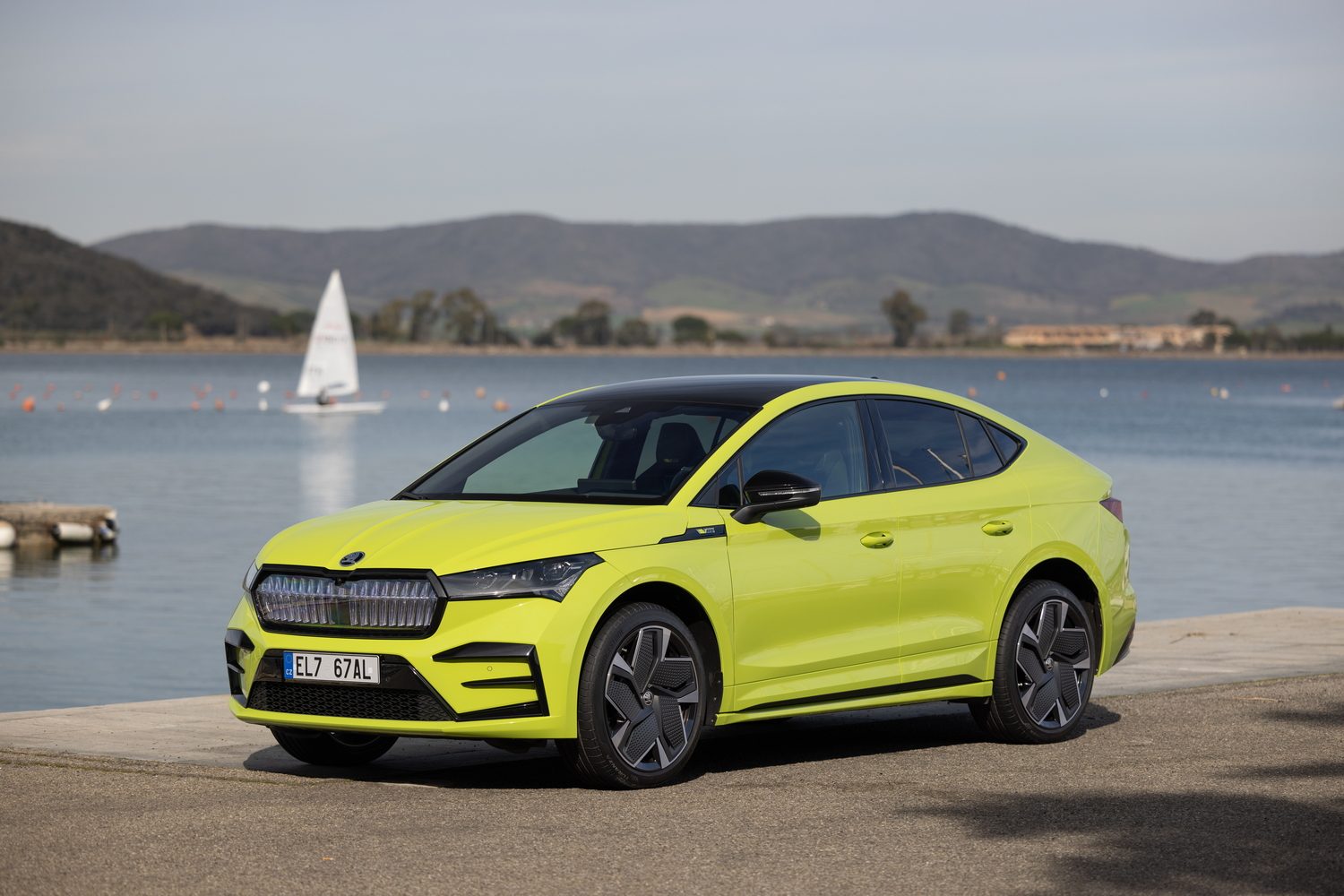 First drive: 2022 Skoda Enyaq iV vRS Coupe. Image by Skoda.