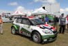 2012 Skoda Fabia S2000 rally car in action. Image by Syd Wall.