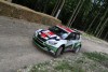 2012 Skoda Fabia S2000 rally car in action. Image by Syd Wall.