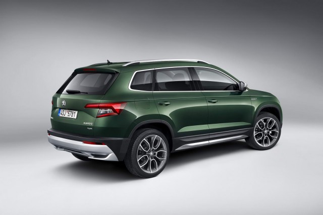 Skoda Karoq Scout revealed. Image by Skoda.