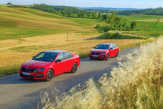 Skoda improves Octavia RS with 245hp. Image by Skoda.