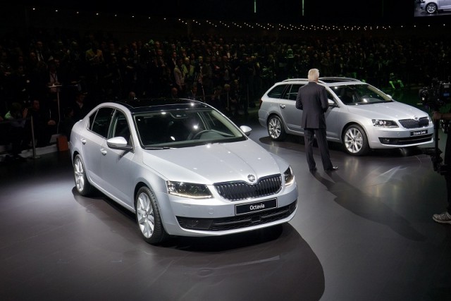 Practical Skoda Octavia Estate unveiled. Image by Newspress.