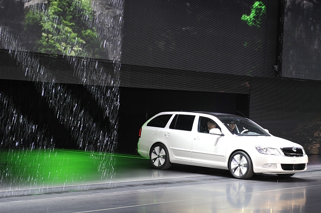 Paris 2010: Skoda Octavia Green E Line concept. Image by Max Earey.