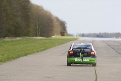 2012 Skoda Octavia vRS Bonneville record-breaker. Image by Malcolm Griffiths.