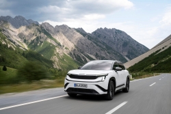 Our first go in the Czech firm's new electric flagship. Image by Skoda.