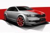 Skoda's Rapid gets a lick of paint. Image by Skoda.