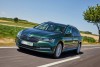 2019 Skoda Superb Estate green. Image by Skoda.