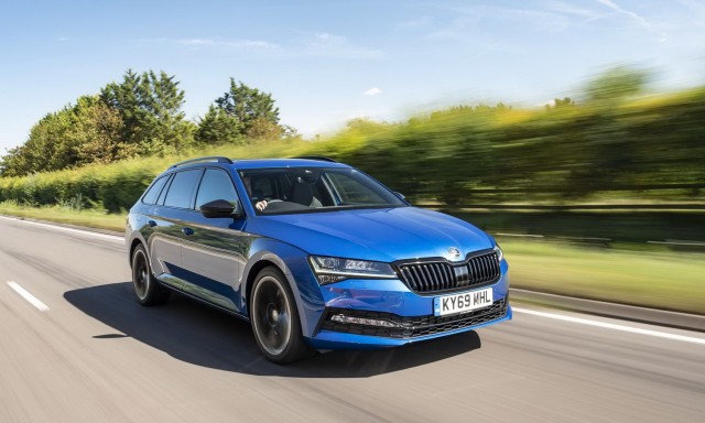 First UK Drive: Skoda Superb Estate. Image by Skoda UK.