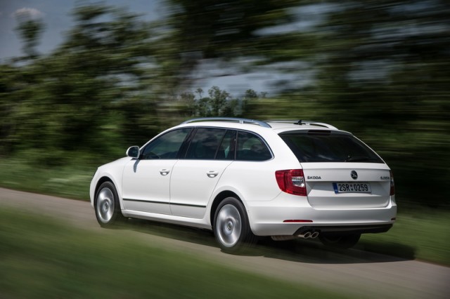 First drive: Skoda Superb Estate. Image by Skoda.