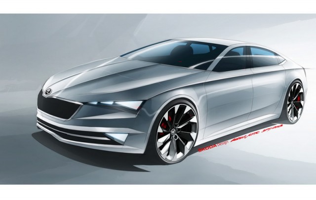 Skoda's VisionC of the future. Image by Skoda.